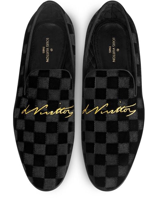 Louis Vuitton Auteuil Slipper in Black for Men | Lyst display picture 2