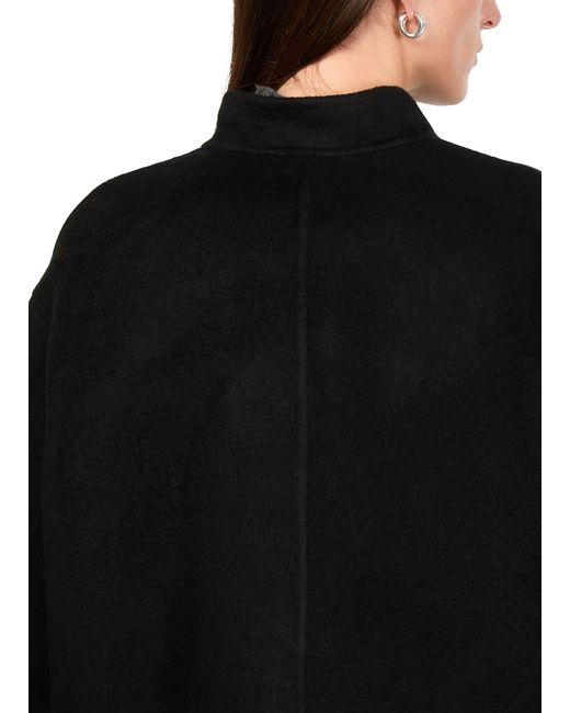 Soeur Black Windsor Wool And Cashmere Coat