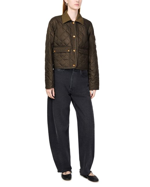 Moncler Chitre Quilted Jacket in Green | Lyst