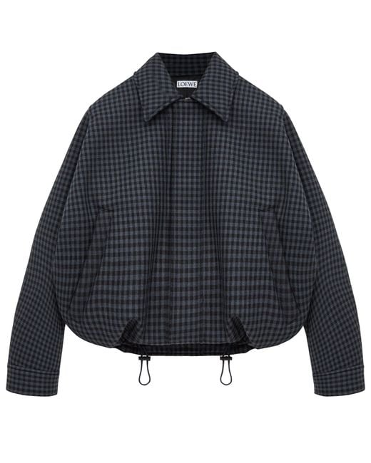 Loewe Blue Jacket With Drawstring