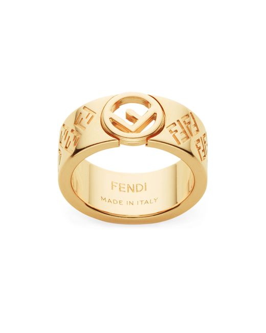 Fendi Metallic Ring FF