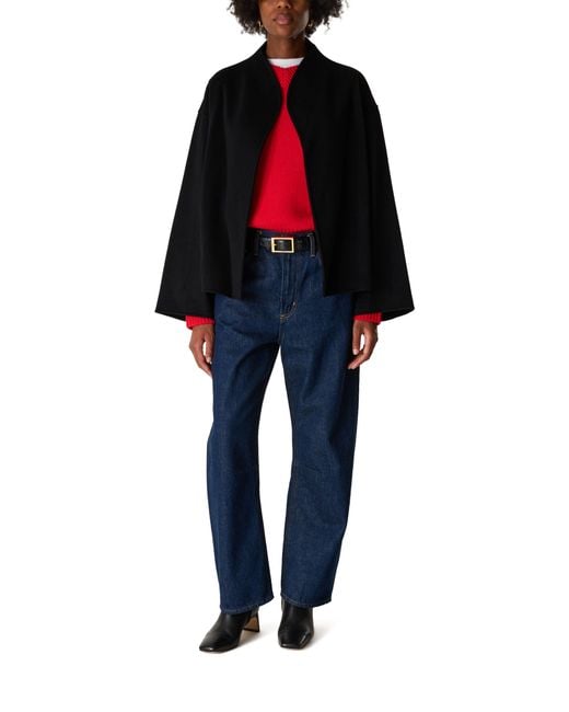 Soft Goat Black Short Jacket