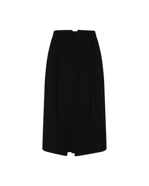 AMI Black Pencil Skirt
