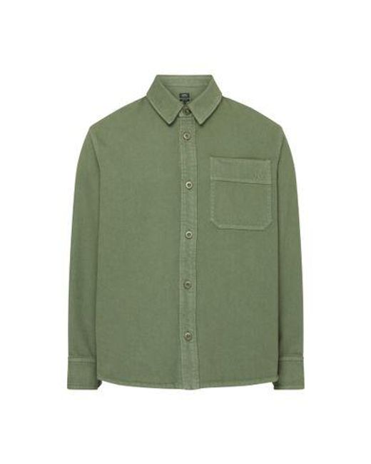 A.P.C. Green Basile Overshirt for men