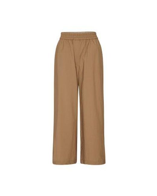 Loewe Brown Cropped Trousers