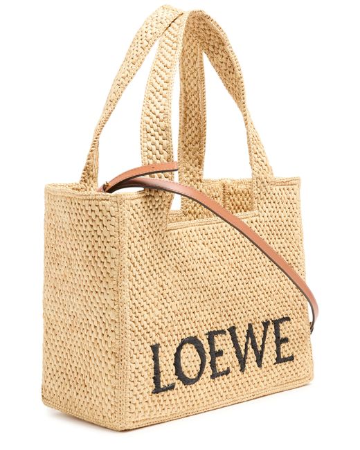 Loewe Brown Medium Font Tote
