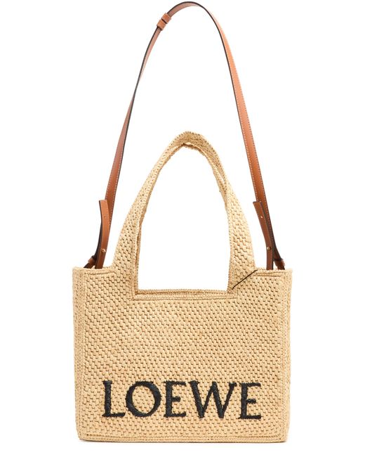 Loewe Brown Medium Font Tote