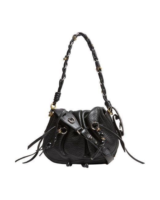 Isabel Marant Black Schultertasche Bolton