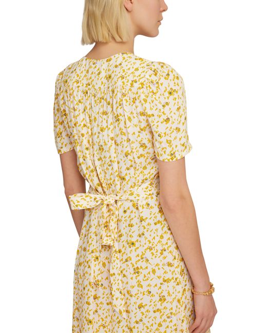 Sessun Yellow Claudia Short Dress