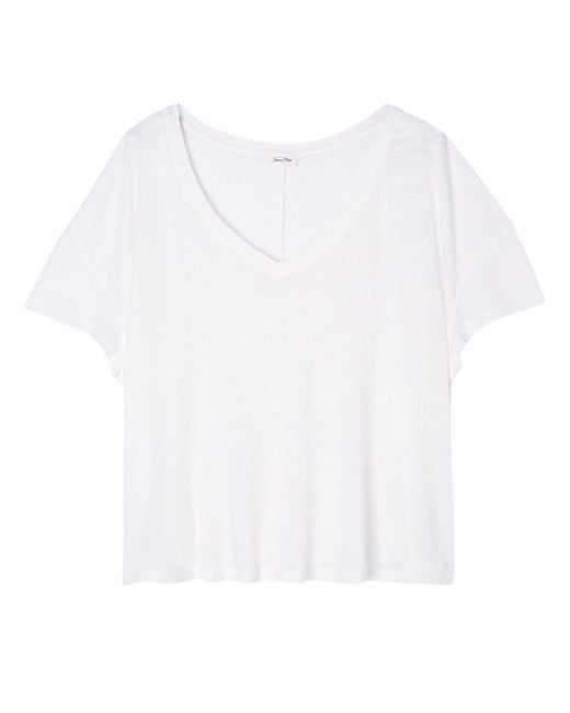 American Vintage White T-Shirt Pobsbury