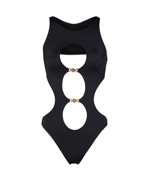 Versace Black Medusa Biggie One-Piece Swimsuit
