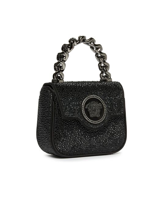Versace Black Mini Top Handle Bag