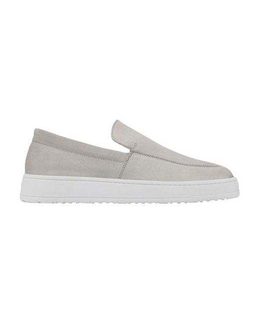ETQ Amsterdam Gray Ls 01 Suede Loafers for men