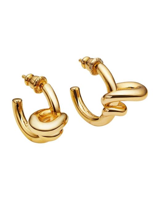 Fendi Metallic Filo Earrings