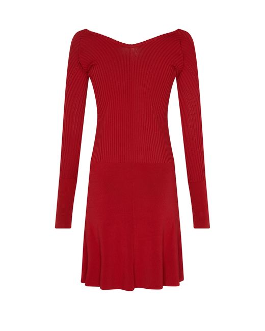 Jacquemus Red The Pralu Mini Dress