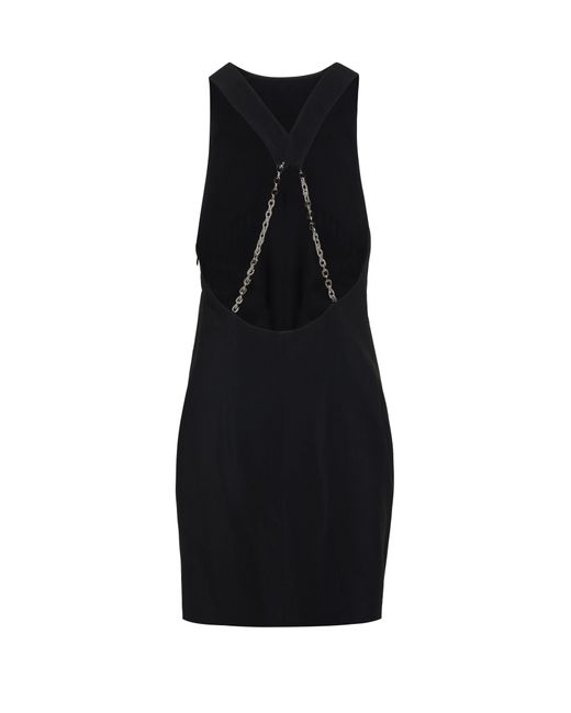 Givenchy Black Mini Chain Dress