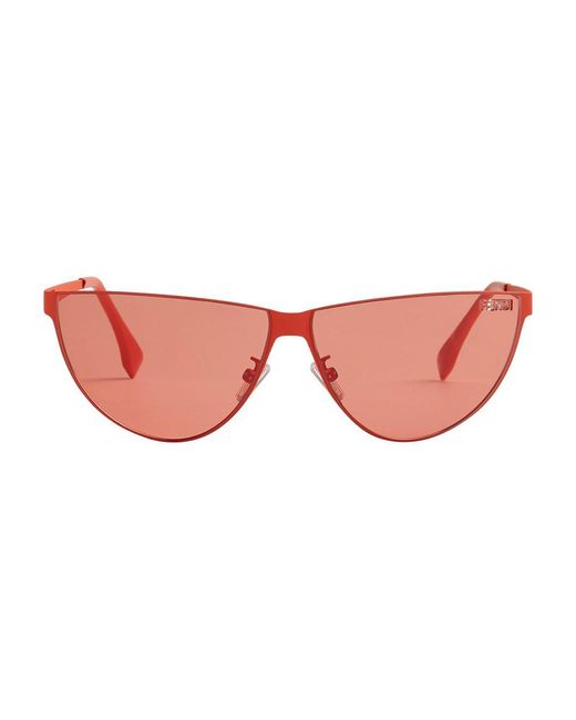 Fendi Pink Cut Out Glasses