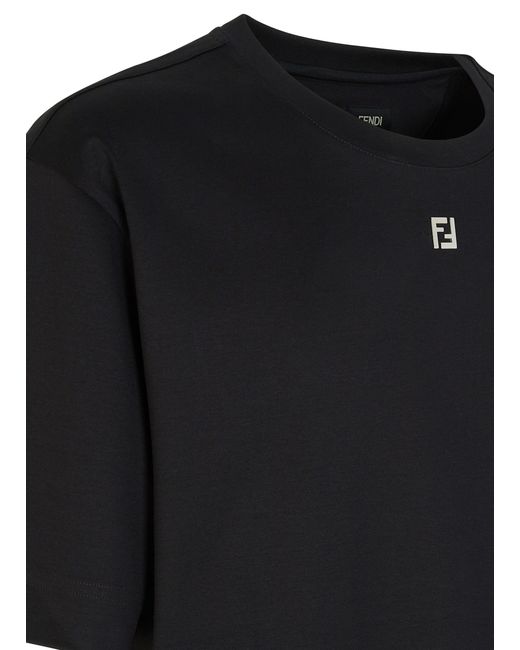 Fendi Black Oversized T-Shirt for men