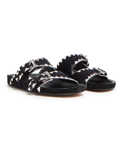 Isabel Marant Black Lennyo Sandals