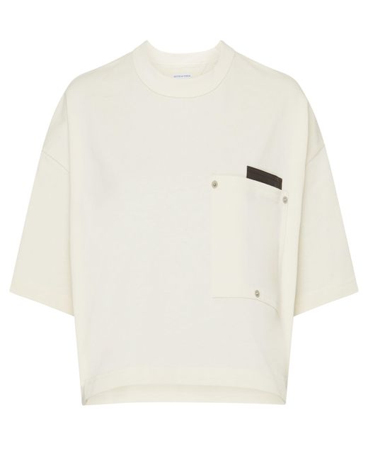 T-shirt oversize Bottega Veneta en coloris White