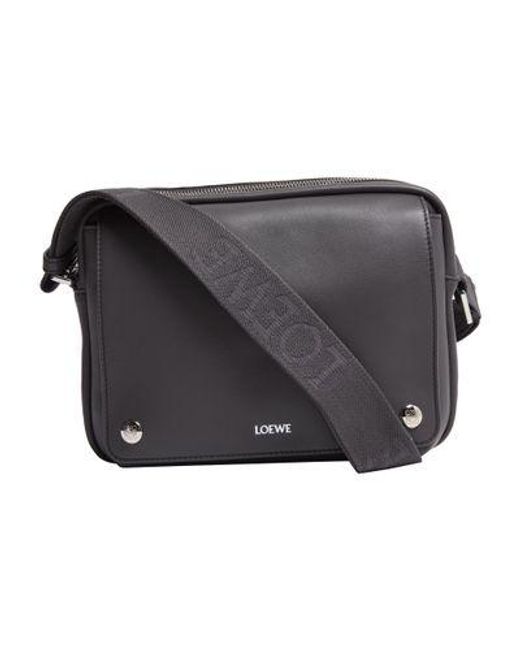 Loewe Messenger Bag Xs Pebble Aus Glattem Kalbsleder in Black für Herren