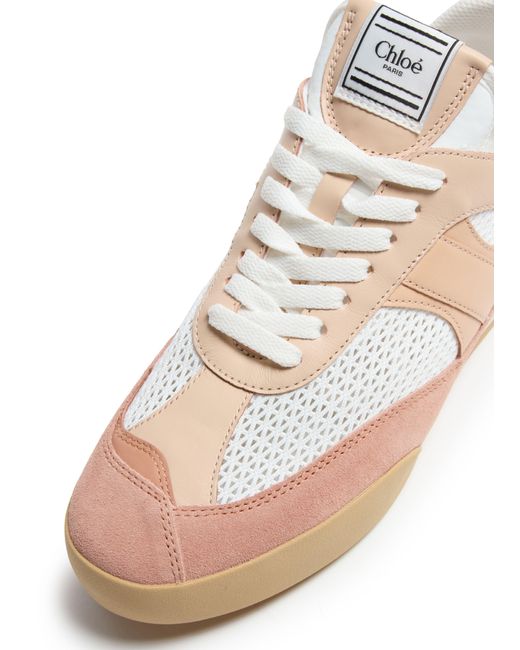 Chloé Pink Chloé Kick Sneakers