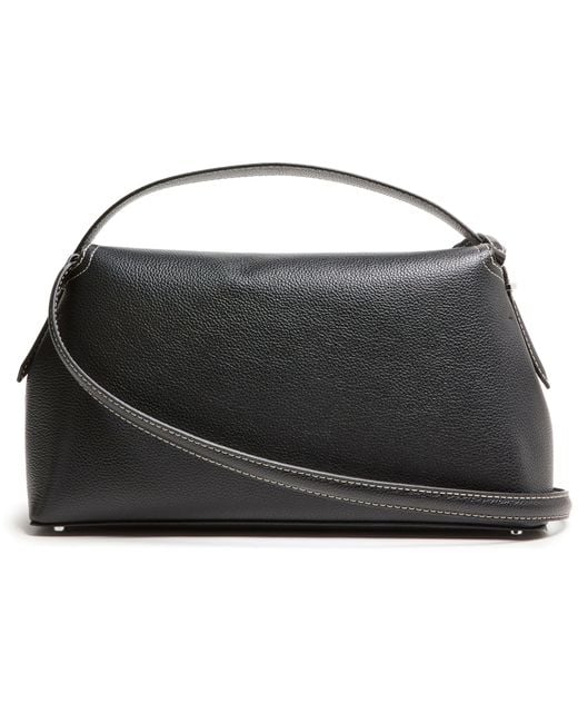 Totême  Black Schultertasche Aus Leder T-Lock