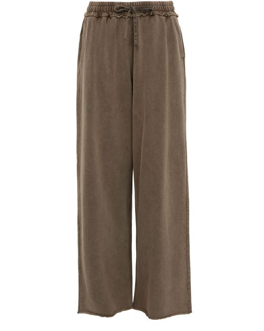 Acne Brown Hose Mit Weitem Bein