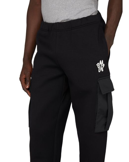 Moncler Black Sweatpants for men