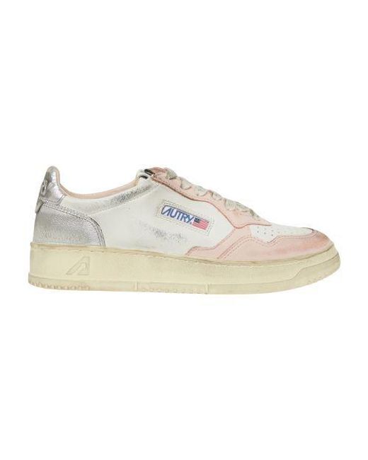 Autry Super Vintage Sneakers in White | Lyst