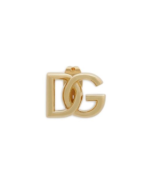Dolce & Gabbana Metallic Dg Millennials Logo Single Earring for men