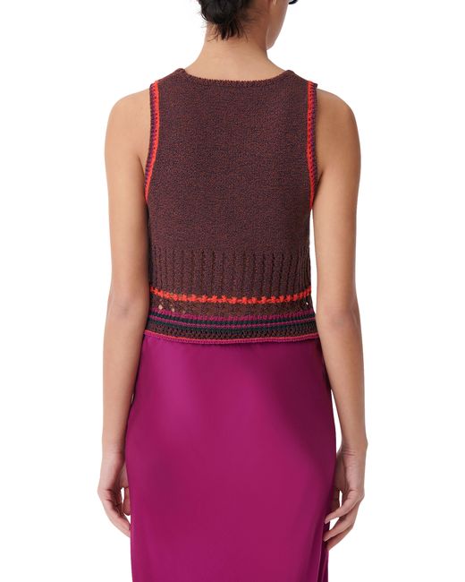 Vanessa Bruno Red Charlestion tanktop