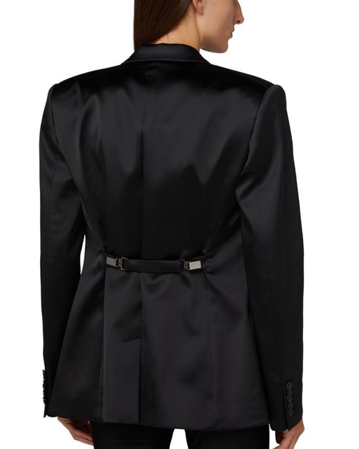 Tom Ford Black Double-breasted Blazer Jacket