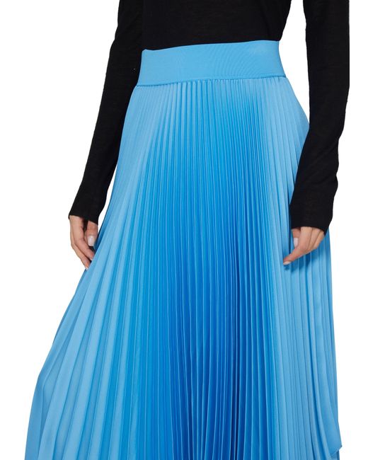 Joseph Blue Ade Midi Skirt
