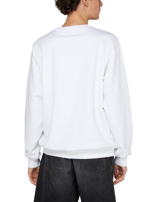 Casablancabrand White Embroidered Sweatshirt for men