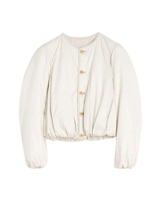 Lemaire White Steppjacke