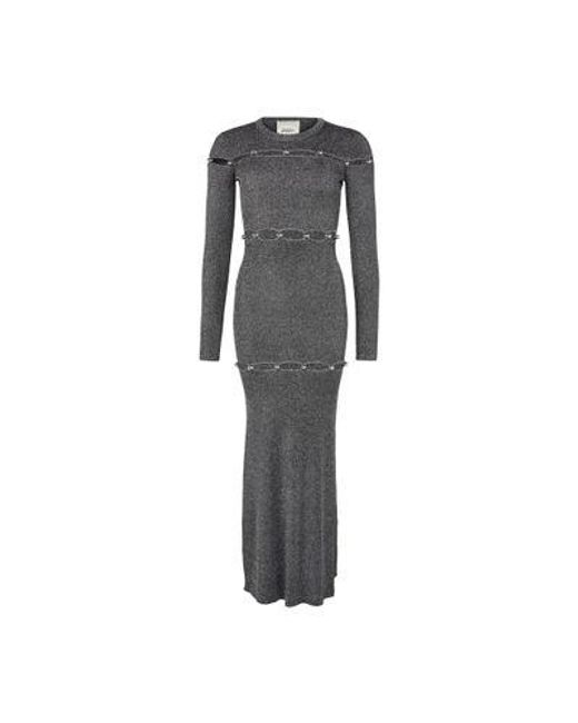 Isabel Marant Gray Langkleid Elmire