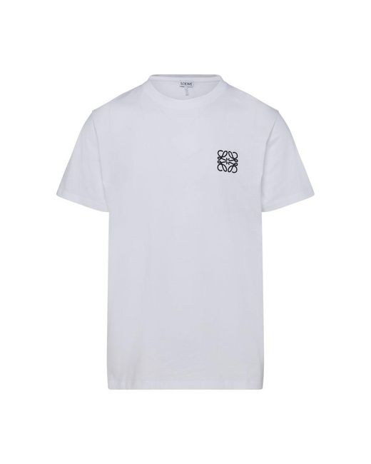 Loewe White Anagram T-Shirt for men