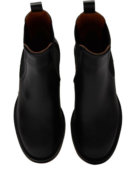 Chloé Black Mallo Ankle Boots