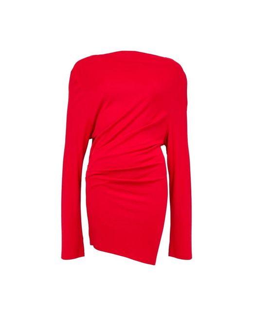 Jacquemus Red Minikleid Croisière