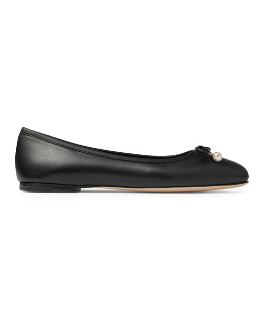 Jimmy Choo Black Elme Ballerina Flats, Brand Size 36.5 Us