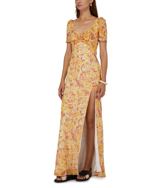 Staud Multicolor Long Lea Dress