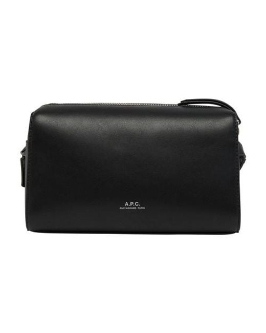 A.P.C. Black Nino Camera Bag for men