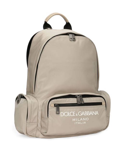 Dolce & Gabbana Natural Nylon Backpack for men