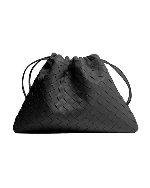 Bottega Veneta Black Intrecciato Calfskin Medium Dustbag