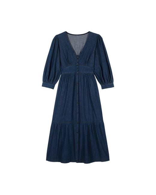 Ba&sh Blue Kleid Limi
