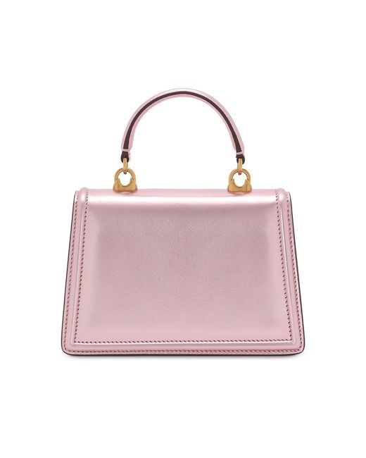 Petit sac à main Devotion à poignée Dolce & Gabbana en coloris Pink