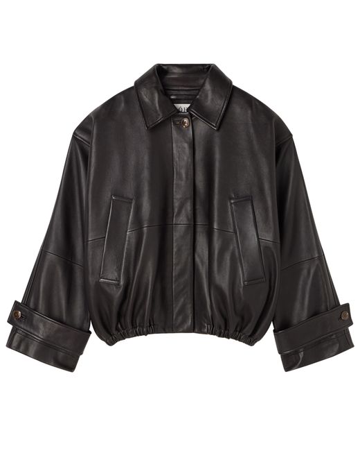 Rohe Black Leather Jacket