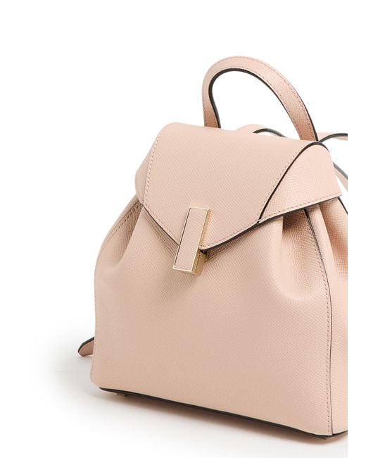 Valextra Pink Mini-Rucksack Iside
