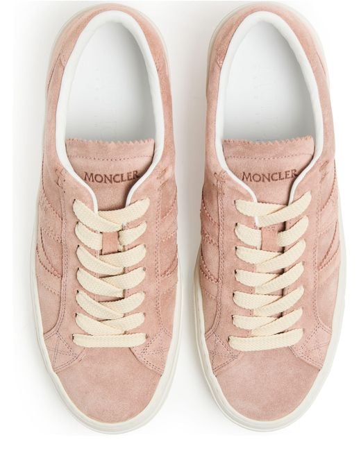 Baskets Monaco M Moncler en coloris Pink